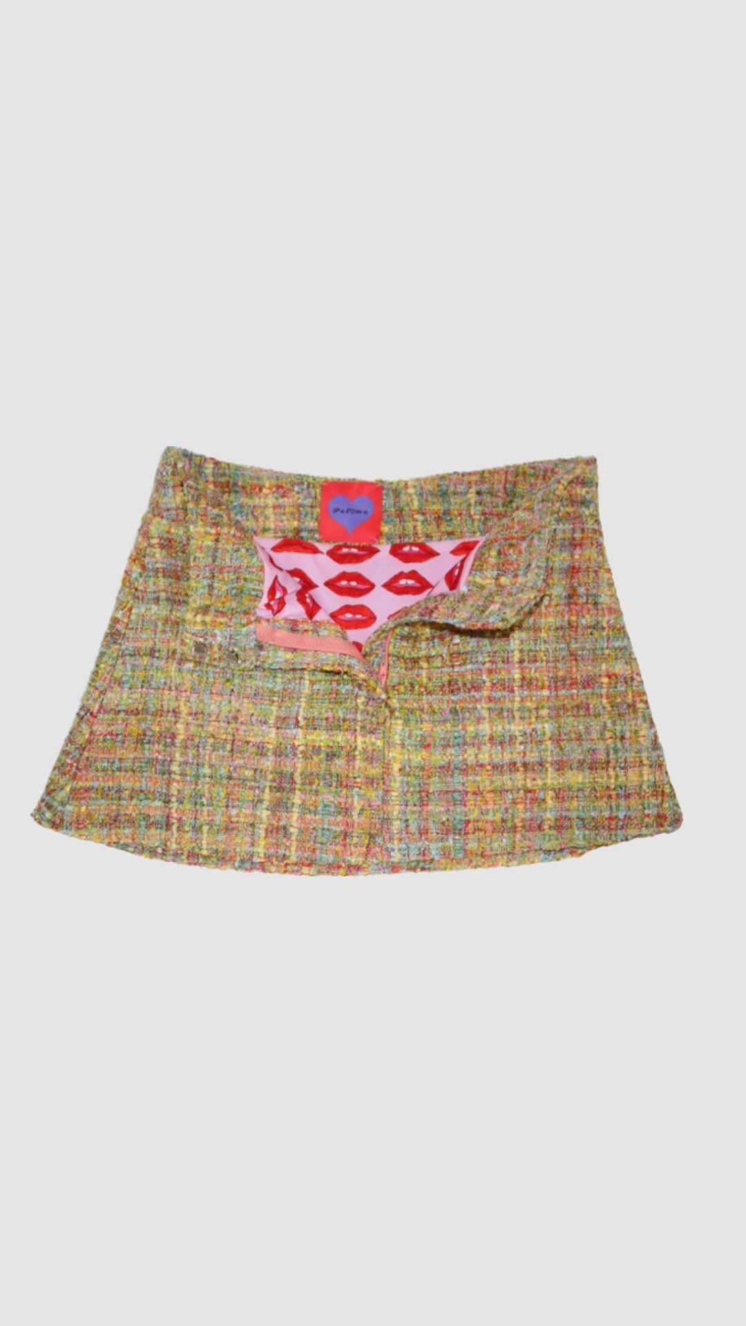 Kissed in Tweed Skirt