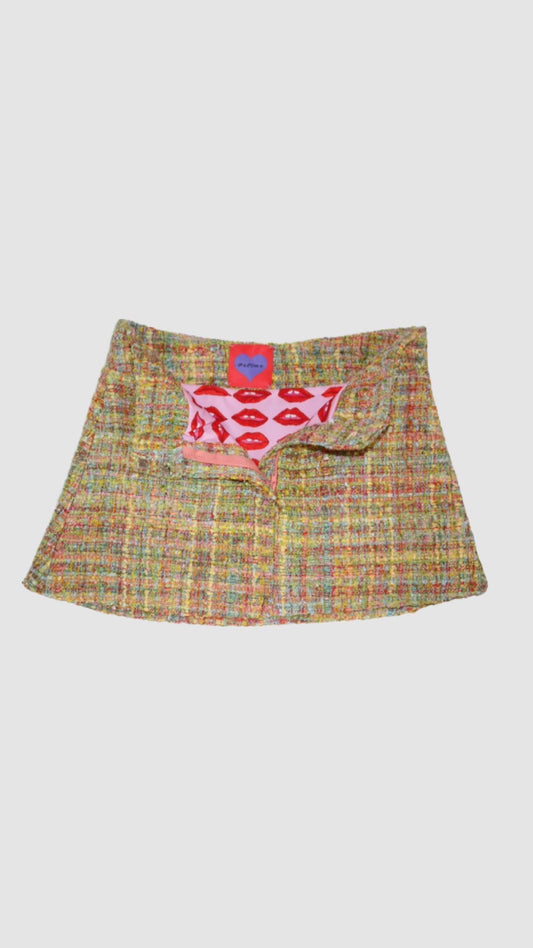 Kissed in Tweed Skirt
